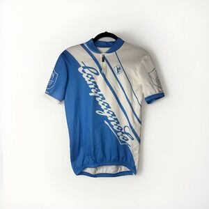 Vintage Campagnolo Giordana Cycling Jersey Shirt 90s All Over Print Size 2 Italy